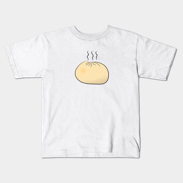 Hot Dumpling Kids T-Shirt by EvgeniiV